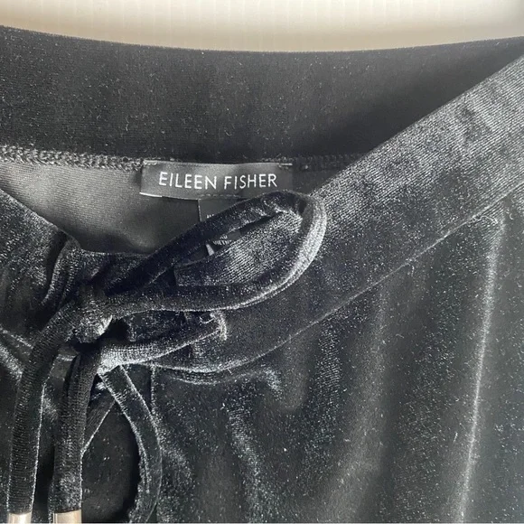EILEEN FISHER Velvet Joggers Stretch Relaxed fit Sport-Luxe Sarouel‎ sz L - Picture 6 of 6